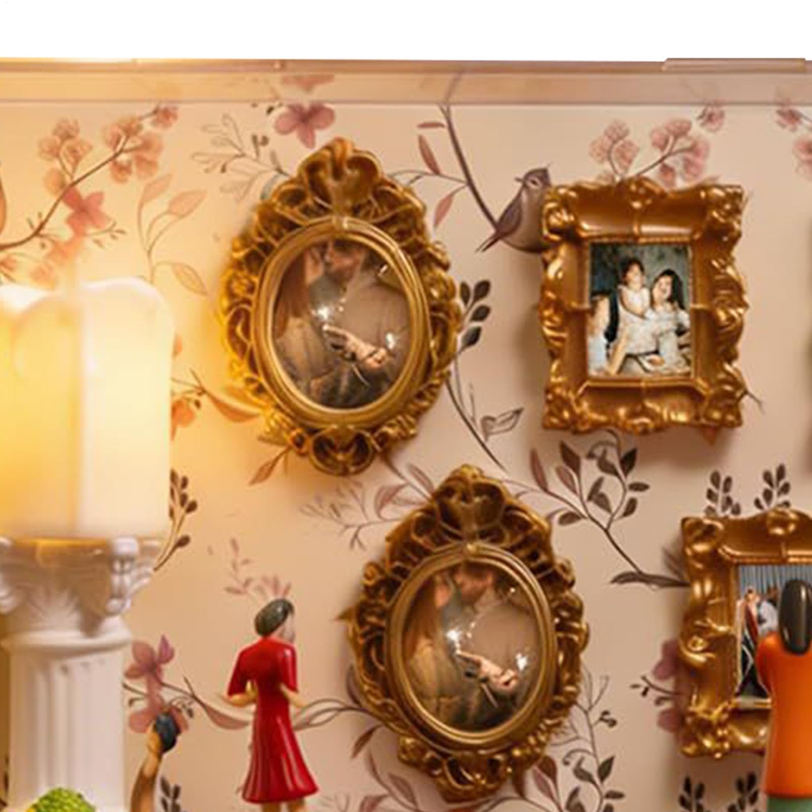 Miniaturowe Ramki Na Zdjęcia Artystyczne Miniaturowe Rzeźby Do Dekoracji | Mini Ramka Do Samodzielnego Wyświetlania Zdjęć Zrób To Sam Do Domu Na Stół Ścianę I Projekty Jubilerskie