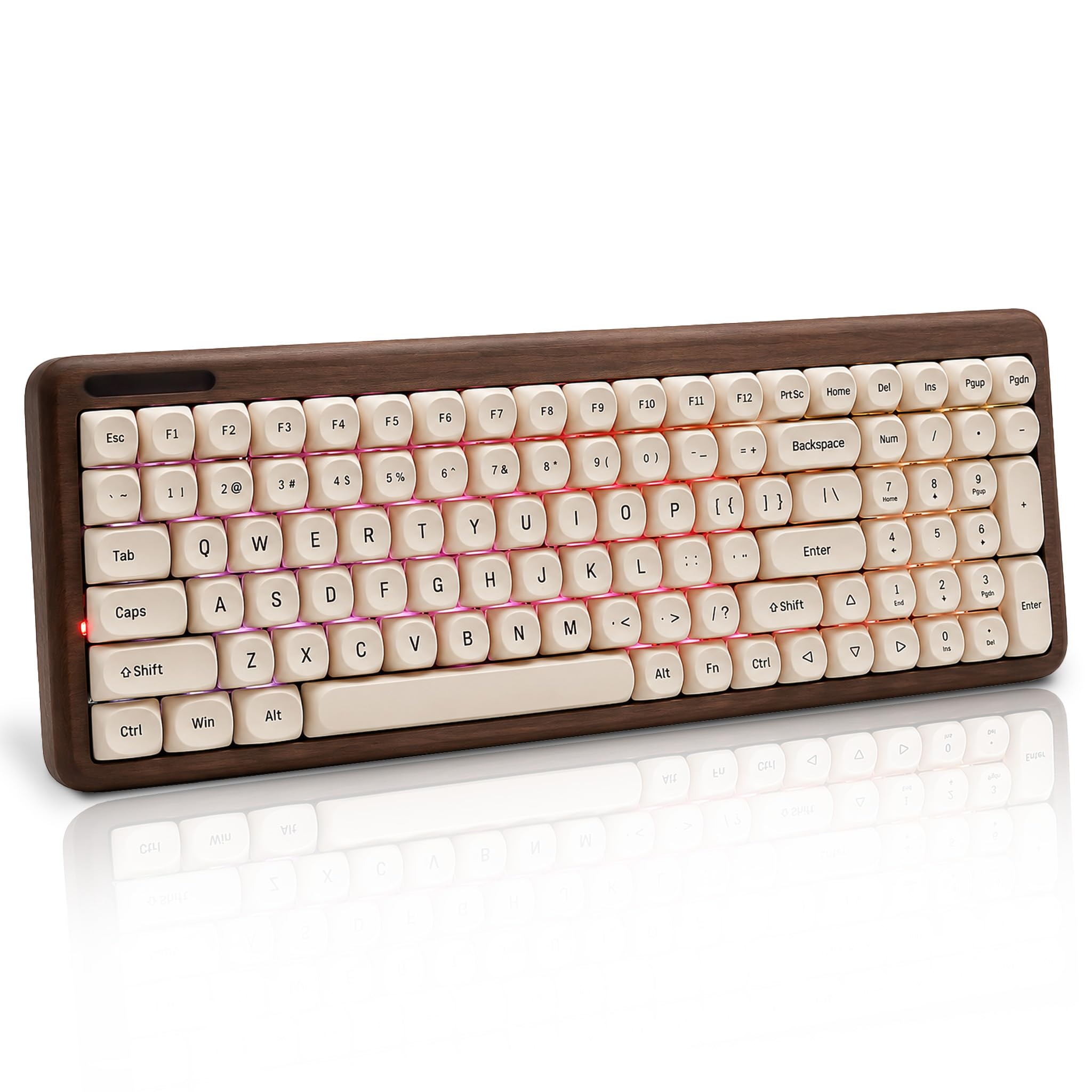 Amazon | XEANIXIE ウォールナットウッドメカニカルキーボード