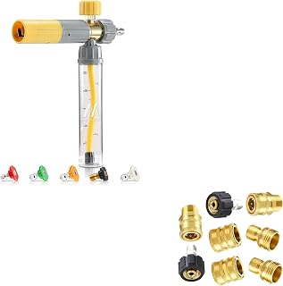 M MINGLE Mini Foam Cannon,Pressure Washer Adapter Set