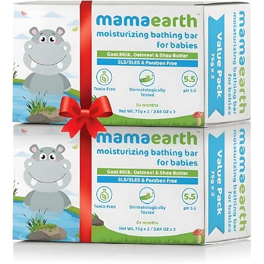 Mamaearth Moisturizing Bathing Bar Soap 75g
