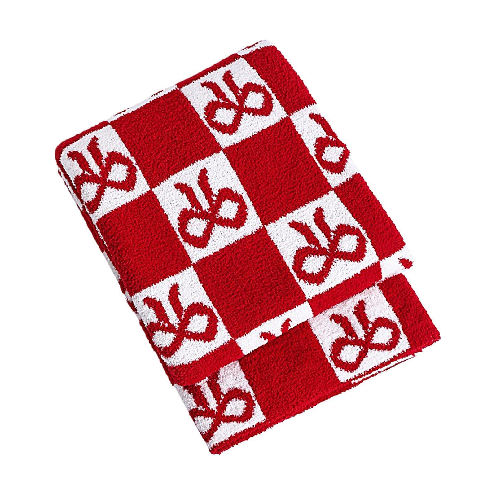Plaid Bonhomme d'Épices Plaid Chaud Décor Fêtes d'Épices