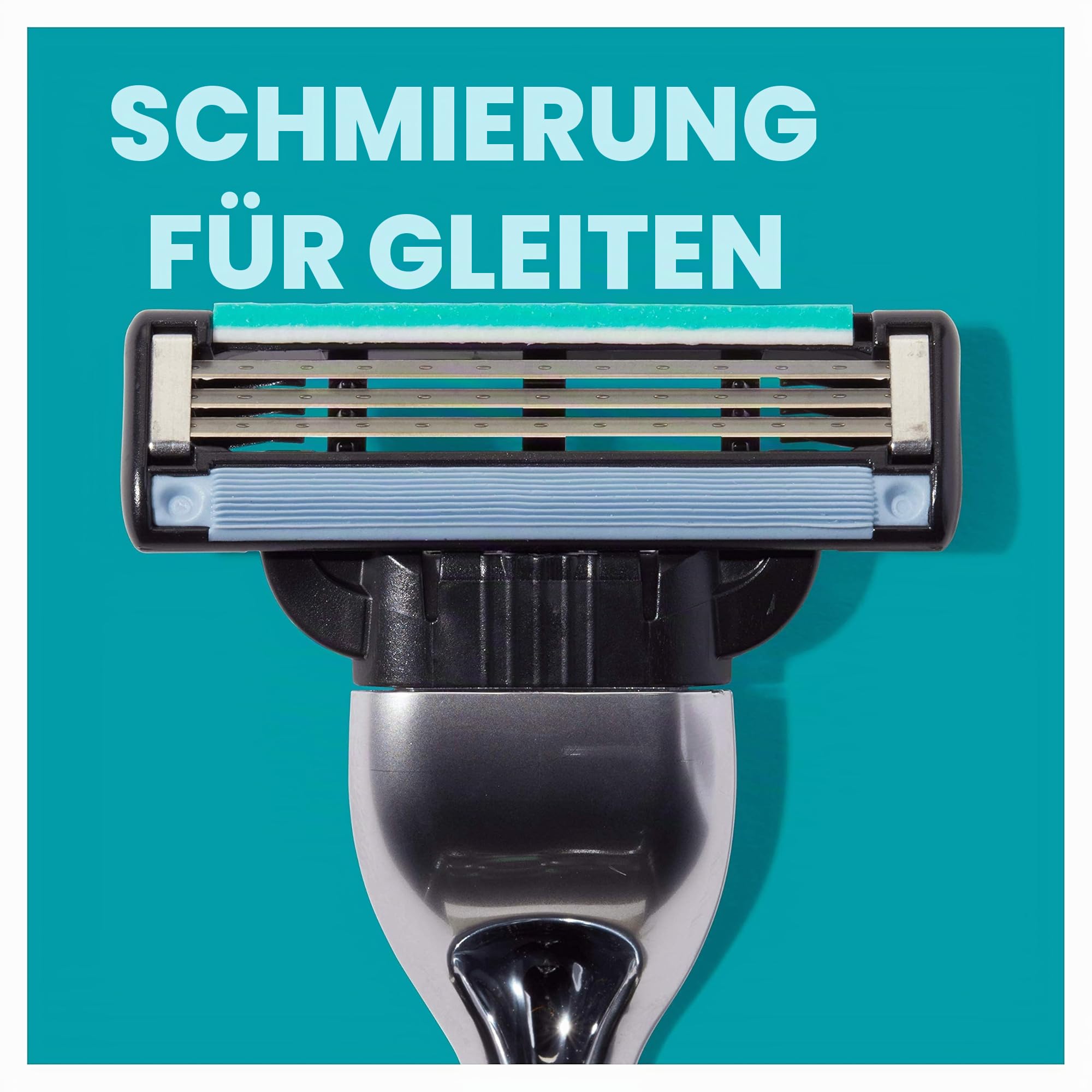 Gillette Mach3 Rasierklingen Herren, Packung mit 12 Rasierklingen-Nachfüllpackungen, stärker als Stahlklingen, Enhanced Lubrastrip, XXL, Verpackung kann variieren