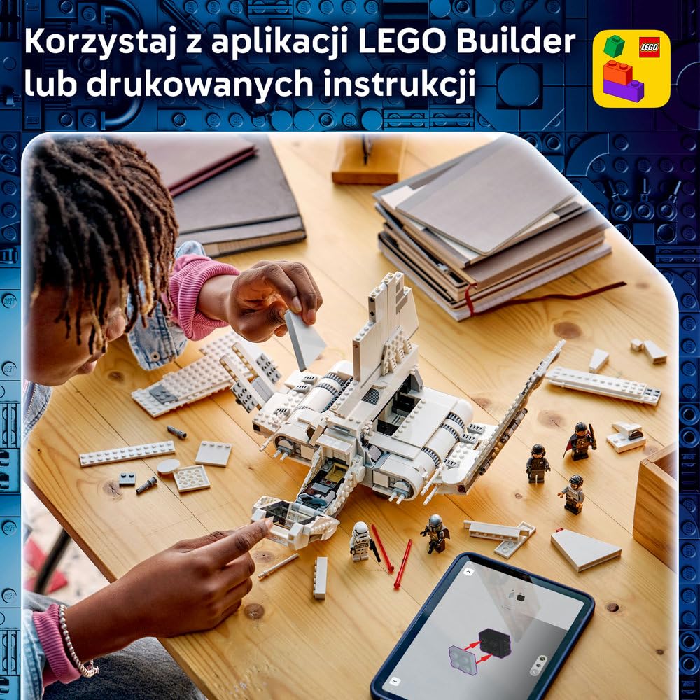 LEGO Star Wars Imperialny prom typu Lambda 75459 | Statek kosmiczny, z Gwiezdnych Wojen, prezent dla fana Star Wars 14+, klocki konstrukcyjne dla nastolatków, 961 elementów