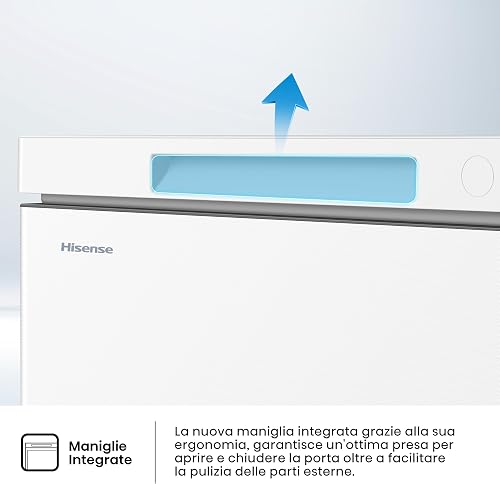 Hisense HCF145E Gefriertruhe, 141 Liter, sehr leise 40 dB, Klasse E, 60,6 × 55,9 × 85,8 cm, weiß - 6