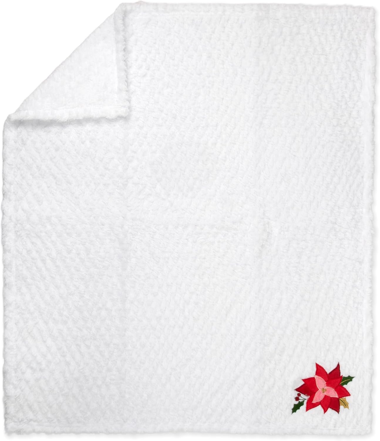Baby 4 Piece Christmas Gift Set – Coverall Romper with Zipper, Bib, Blanket & Hat or Headband – 3 to 9 months