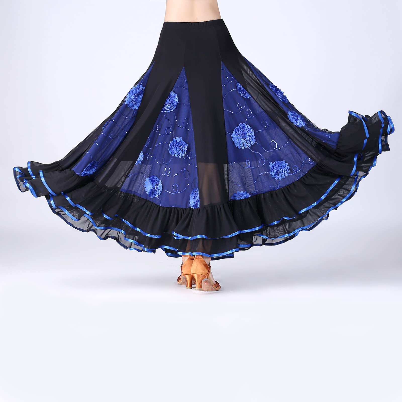 Générique Jupe Tutu en Tulle Femme Jupe De Danse Vintage Rockabilly Plissées Jupe Mini Courte Adulte Haute Taille Rétro Ballet Tutu De Danse Carnaval Jupe Femme Costume De Danse Jupe Paillette Femme