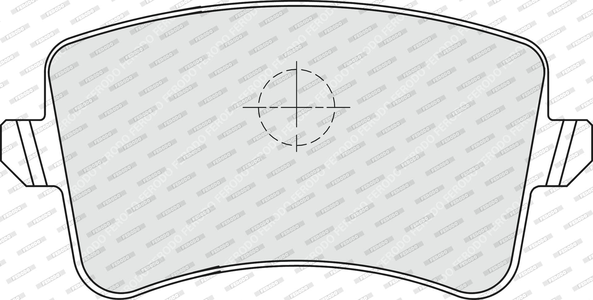 FERODO Plaquettes de freins Arrière non préparé pour l'indicateur d'usure Épaisseur 17,5mm avec accessoires FDB4050 Compatible avec AUDI A4 B8 Avant 8K5 Q5 8RB A5 B8 Coupé 8T3 A5 B8 Sportback 8TA