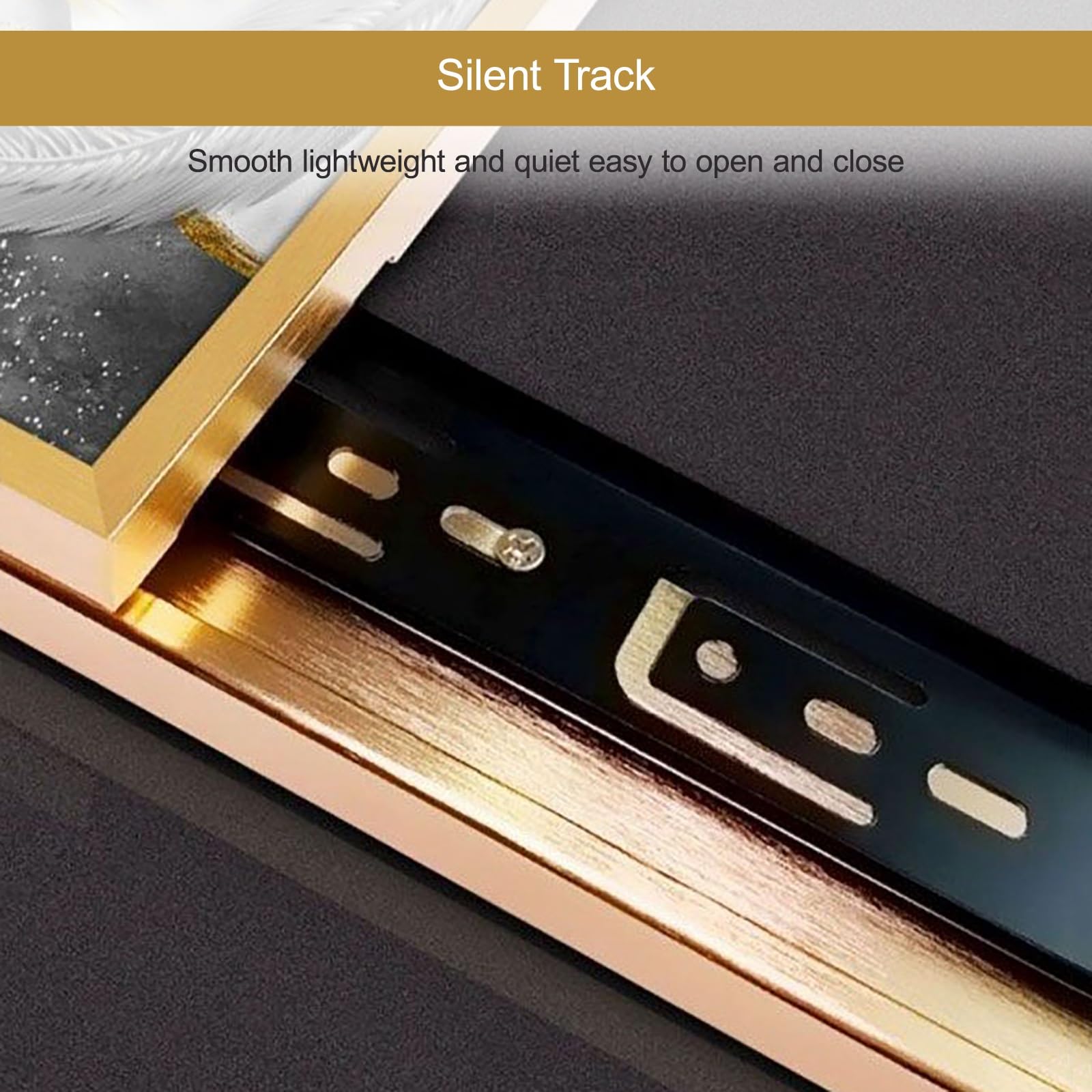 Copertura del Quadro Elettrico Decorativa Dipinti Decorativi Che Bloccano Le Pareti, Copri Quadro Elettrico Pannello Interruttore per Casa Hotel(Black-A,60 * 120cm/23.6 * 47in)