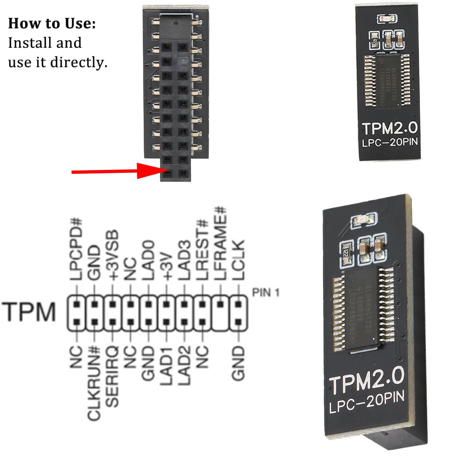Amazon.co.jp: GIGABYTE用TPM2.0セキュリティモジュール、Win11暗号化