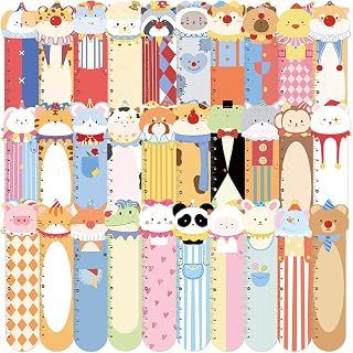 ノーブランド品 30枚のファンのしおり、サーカス団の動物、紙、BOOKMARK