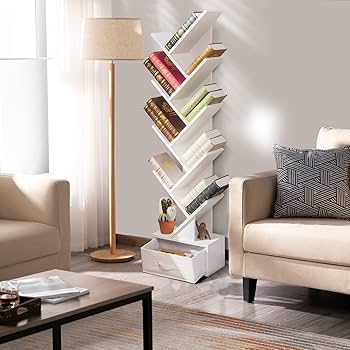 Amazon.com: IFANNY Tree Bookshelf, 10 Shelf Bookcase with