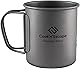 COOK'N'ESCAPE チタンマグ シェラカップ 120ml 180ml 300ml 375ml 450ml 750ml 単品orセット キャンプ コップ 軽量 登山 マグカップ スタッキングマグ アウトドア コップ 【適格請求書の発行対象】
