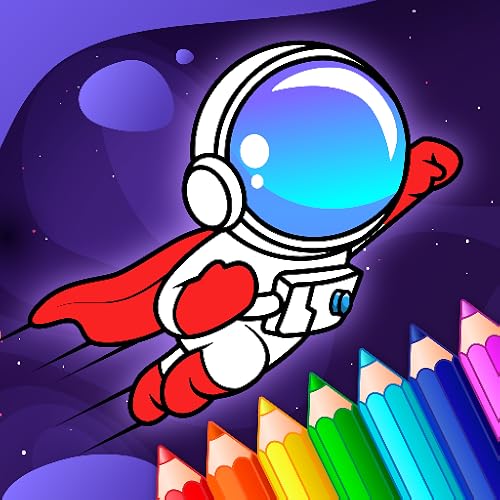 Astronauts Coloring Book