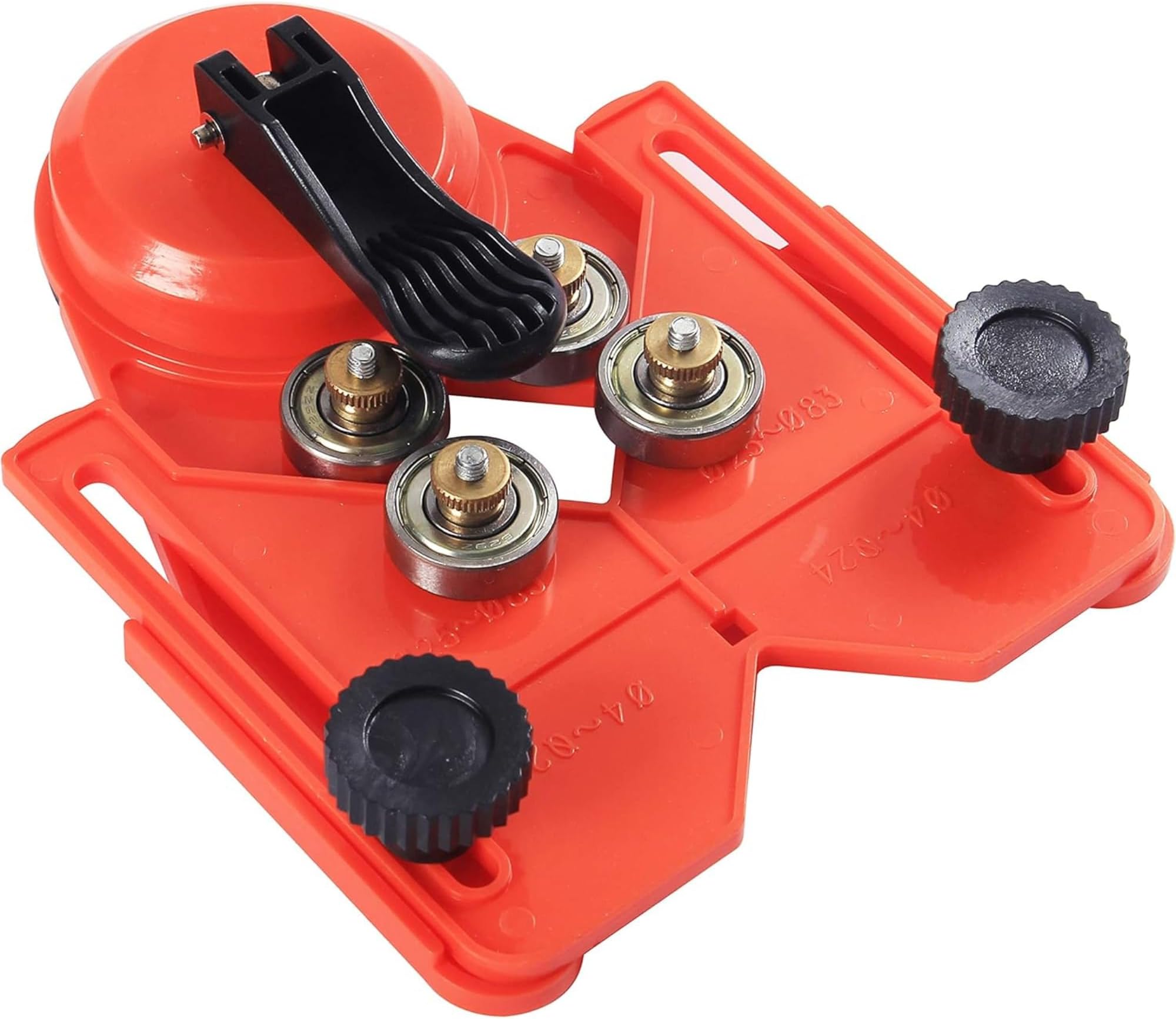 Adjustable Diamond Drill Guide with Suction Base | For 1/8" to 3-1/4" Hole Saws & Bits | Master Straight Cuts in Tile, Glass, Stone, Ceramic