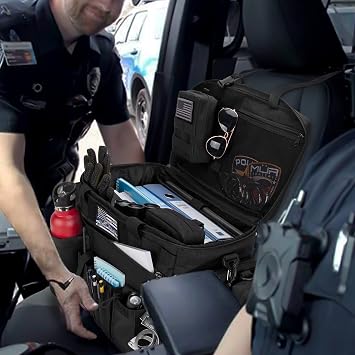 Trunab Patrol Bag Police Duty Bag Car Front Seat Organizer