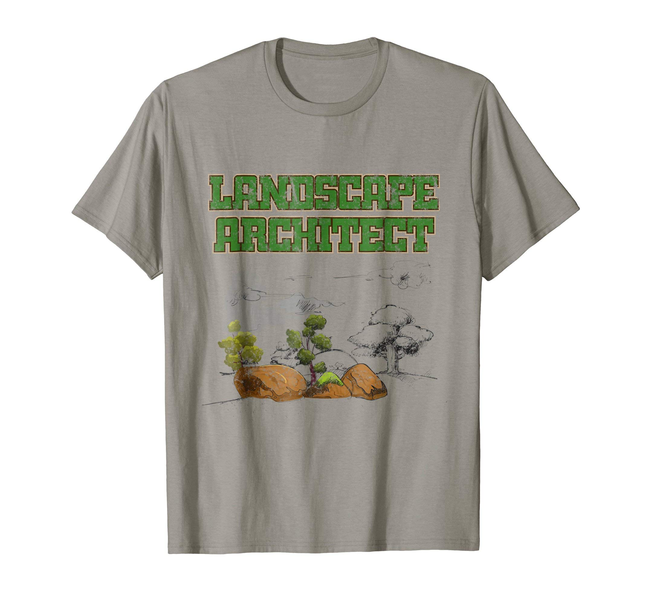 Landscape Architect LandscaperLandscape Architect | Retro Landscaper Student T-Shirt