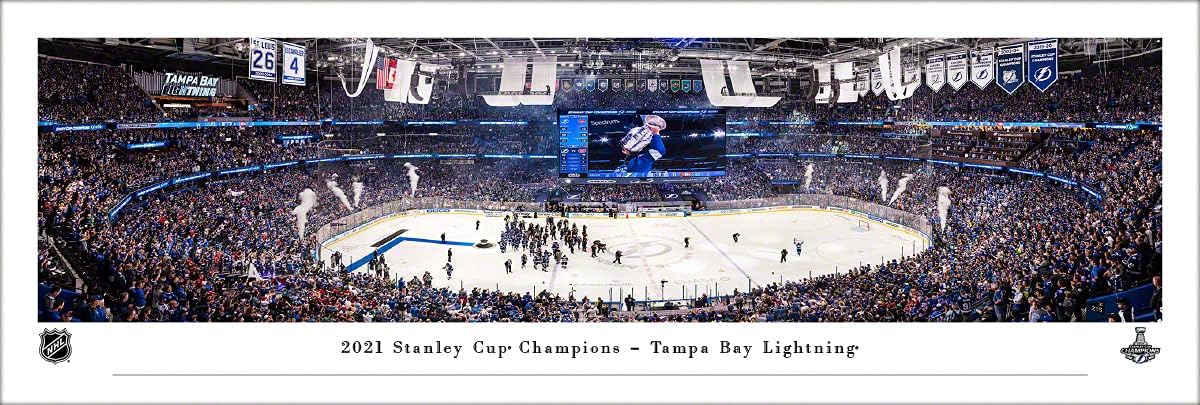 Tampa Bay Lightning, 2021 Stanley Cup Champions - Panoramic Posters and Framed Pictures by Blakeway Panoramas