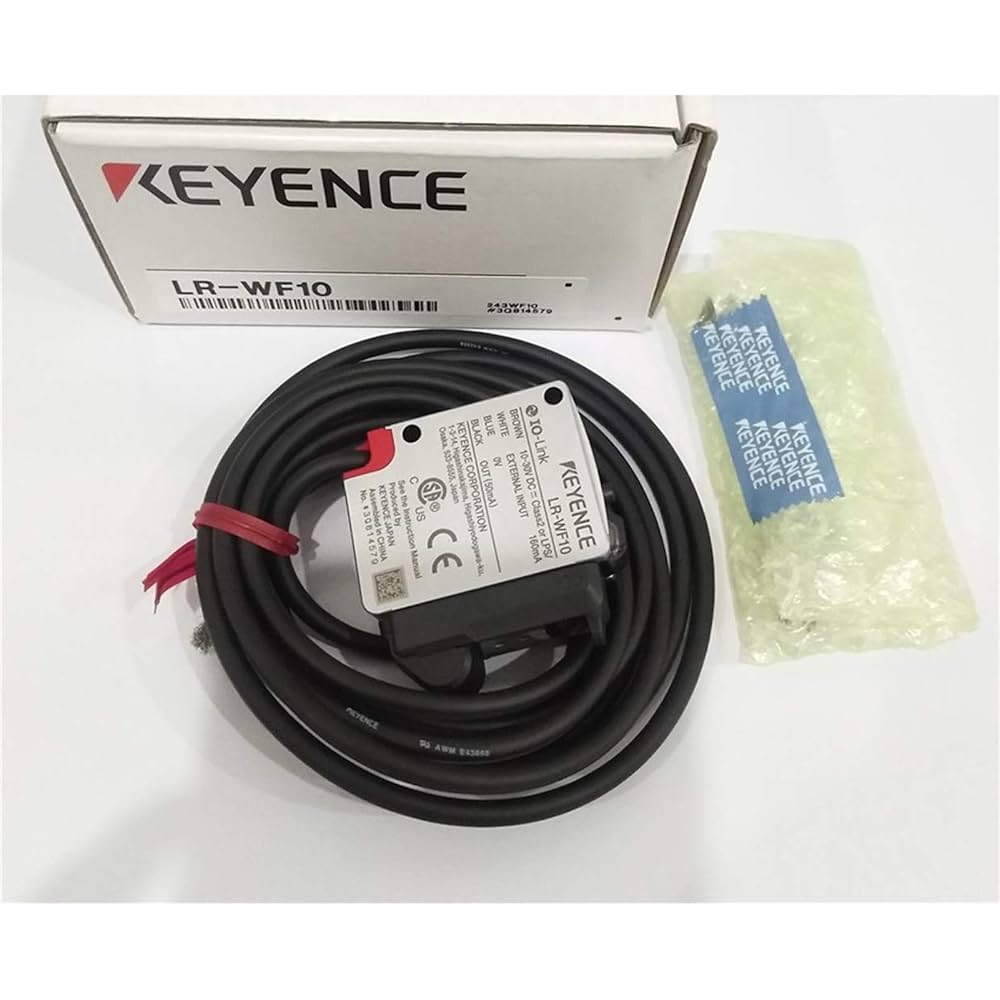 キーエンス・LR-WF10 3個 Amazon.co.jp: 産業用 LR-WF10 パワーアンプ内蔵白色光電センサー LR-W