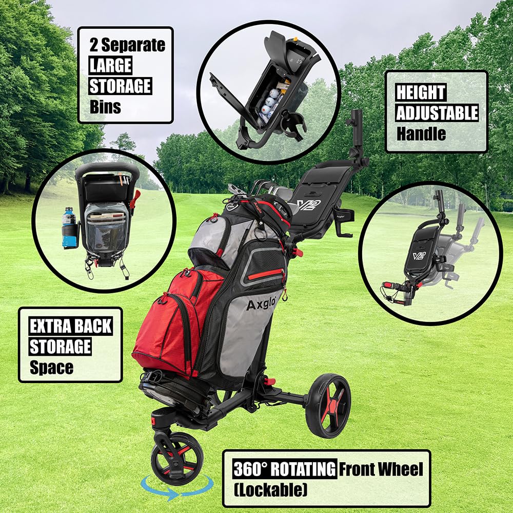 Chariot TRILITE 360° Noir Rouge