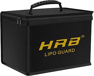 HRB Lipo Bag Large Fireproof Lipo Battery Bag Lipo Safe Bag Lipo Battery Storage Guard Safe Pouch for Charge and Storage