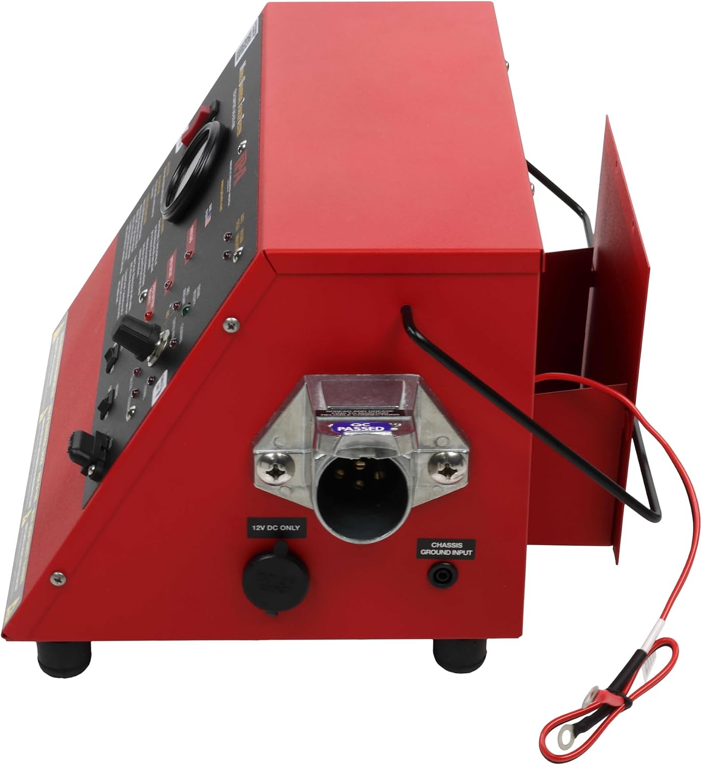 Innovative Products of America (9007A) Smart MUTT® Mobile Universal Trailer Tester for 7-Way Round Pin Commercial Trailers with ABS Tester: Includes 5-ft Cable, 12-Button Remote, and Battery Charger