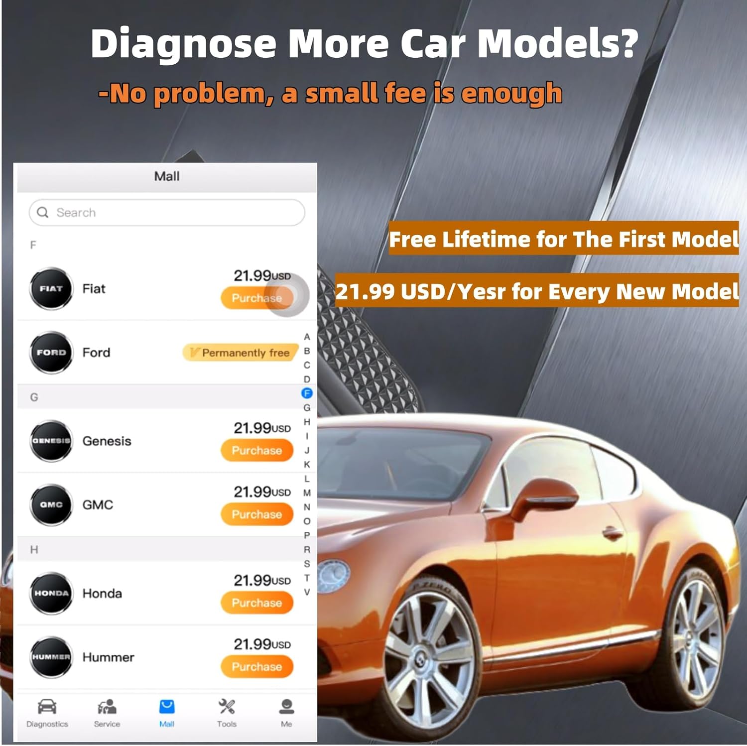 Autel MaxiAP AP2500 OBD2 Scanner Bluetooth Code Reader, Upgrade of AP200/AP200C/AP200H/AP200M, Better AP2500E, Auto Scanner Car Scan Tool, 5 DIY Servies, 45+ Car Brands, Compatible Android/iOS Phones
