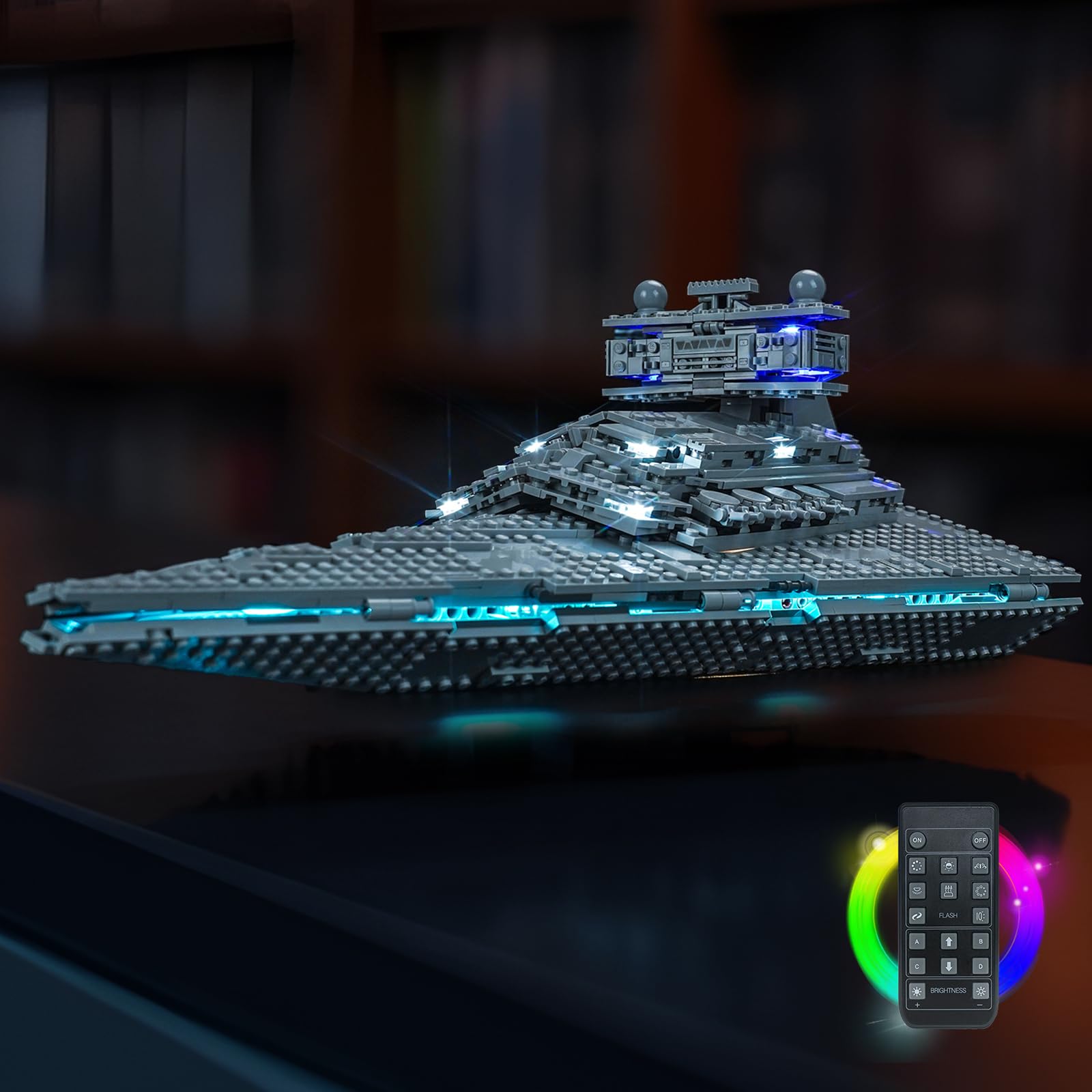 BRICKSHINING LED Lighting Compatible with Lego Imperial Star Destroyer 75394, Light Kit Compatible with Lego 75394, Giving Light to Model, NOT