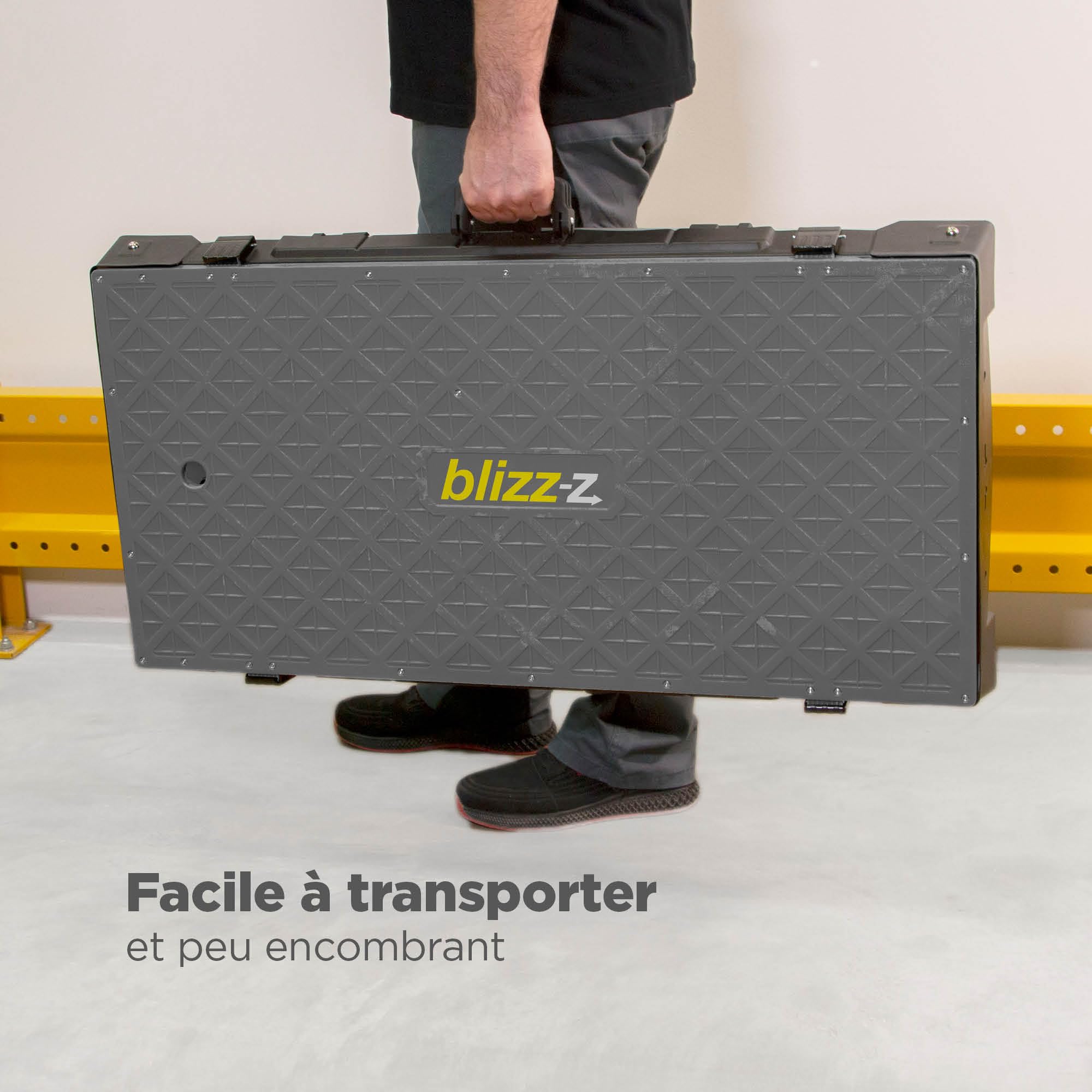 Table de Travail Multifonction 4-en-1 blizz-z, Dimensions 98 x 52 cm | Réglable en Hauteur, Pliable, Portable | Utilisation Polyvalente : comme établi, Chariot de Transport ou Table de Travail
