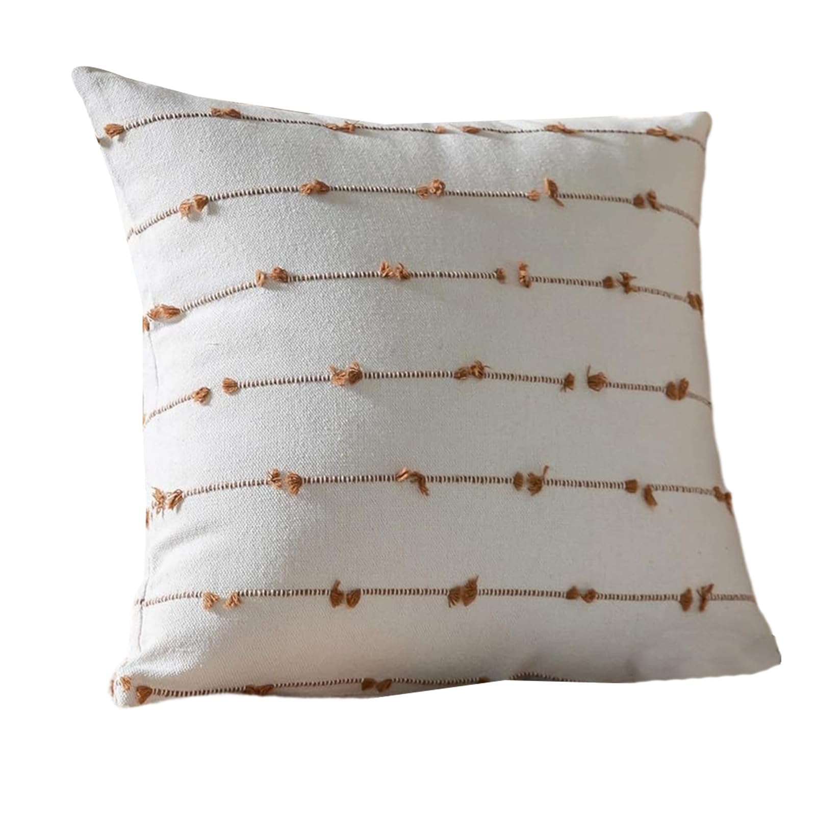 Tsophreniq Jacquards Pillow Cover 45x45cm Comfortable Polycotton Blend Easy Maintenance Bedroom Decoration Easy Washing Bed Pillow Cover