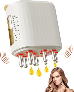 2 in 1 Electric Hair Oil Applicator,Scalp MassagerScalp Brush, Oiling Applicator for Growth Fluid Essential Oil Serum Treatment Medicine