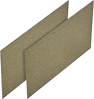 Vista 1 de MECCANIXITY Cubierta de guía de ondas para horno de microondas, placa de reparación de mica, placa de horno para cocina, 5.906 x 3.937 x 0.020 in