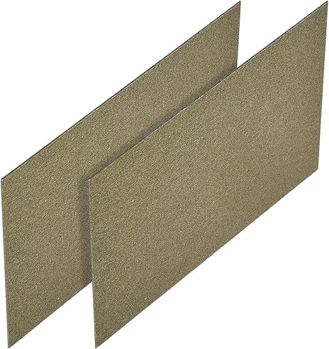 MECCANIXITY Cubierta de guía de ondas para horno de microondas, placa de reparación de mica, placa de horno para cocina, 5.906 x 3.937 x 0.020 in,