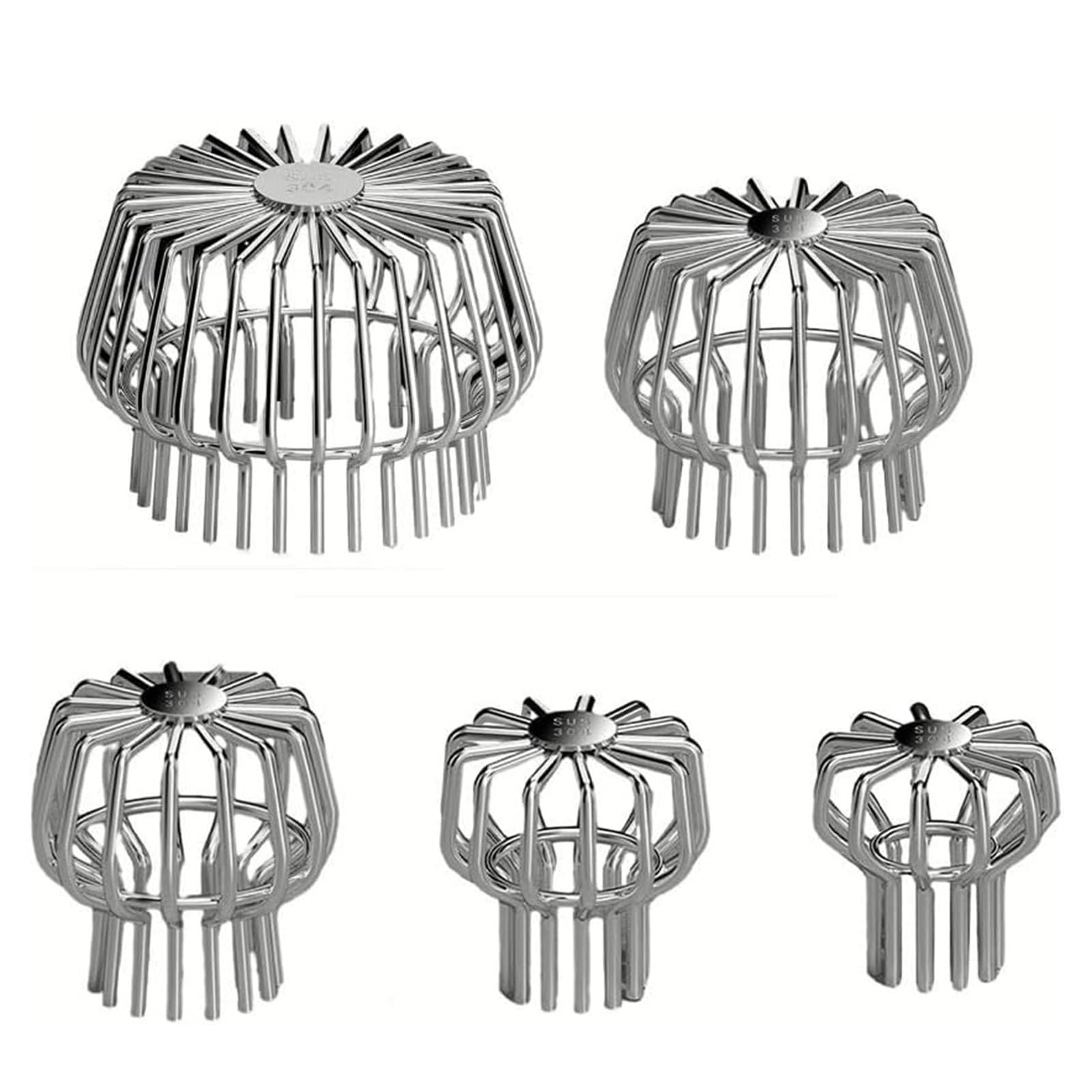 BBTISG Rete Di Scarico Per Tetto In Acciaio Inox Resistente Alle