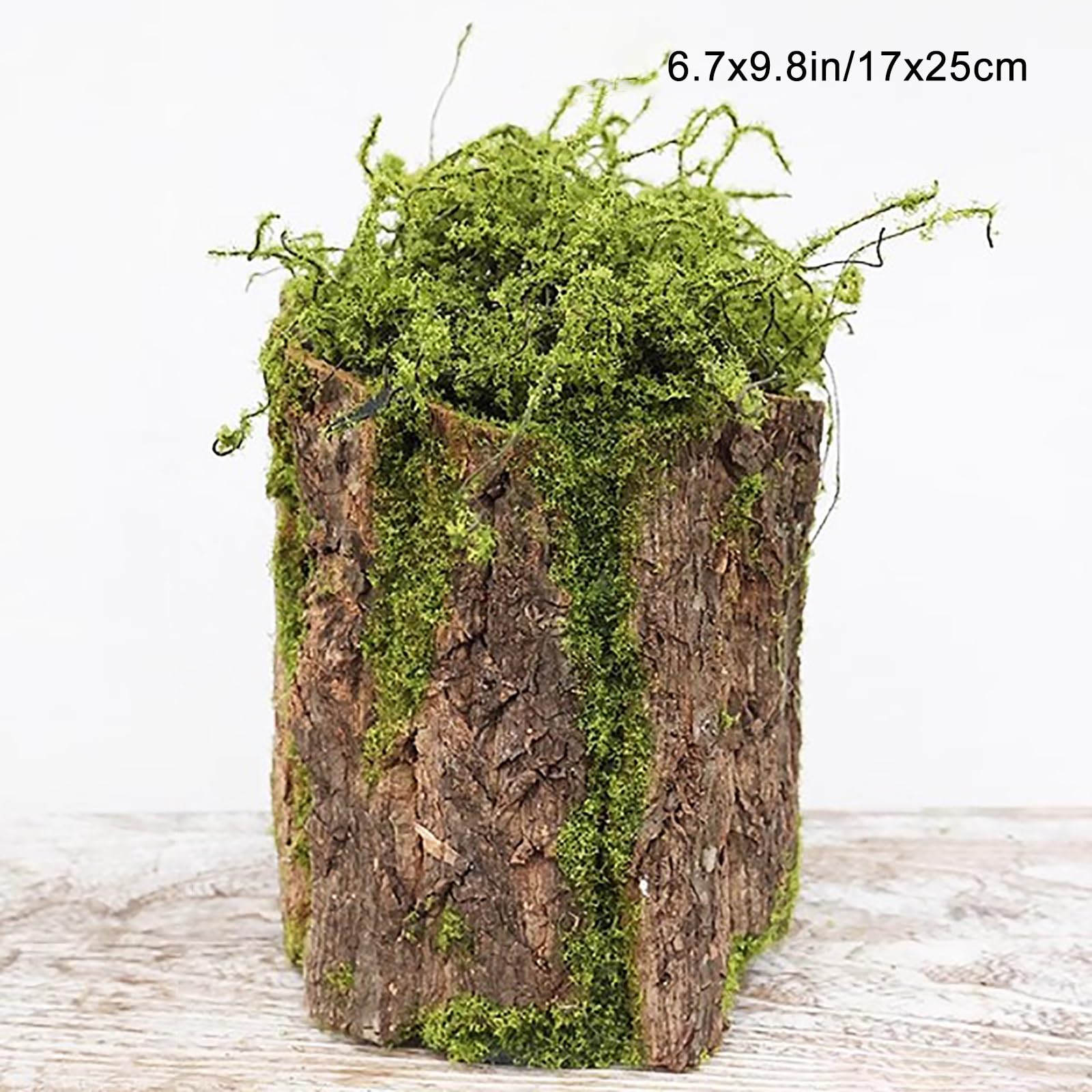 Roccia di muschio artificiale fatta a mano con texture realistica per composizioni floreali, esposizioni, scene paesaggistiche