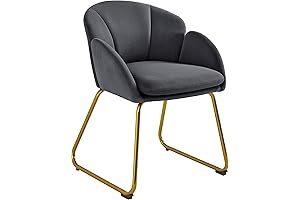 Yaheetech Decorative Flower Velvet Armchair