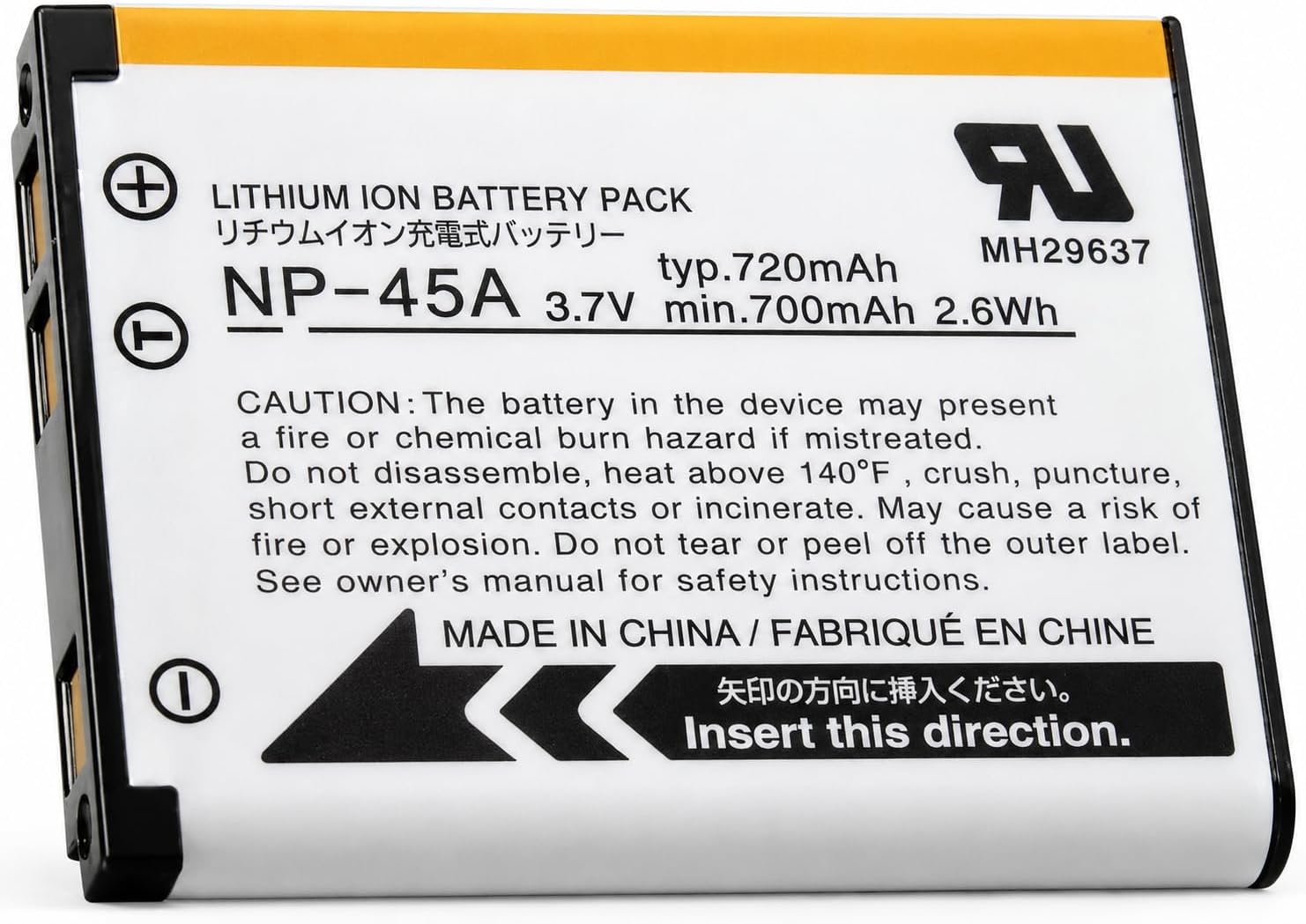 NP-45/45A Rechargeable Camera Battery Pack Compatible for FUJIFILM Digital Camera