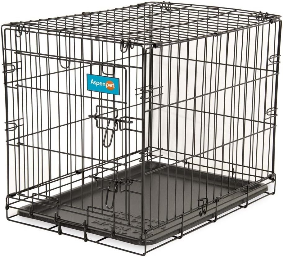 Petmate Giant 48x30x33 Inch Wire Dog Crate Kennel - Foldable Rust-Resistant Indoor Outdoor Training Crate