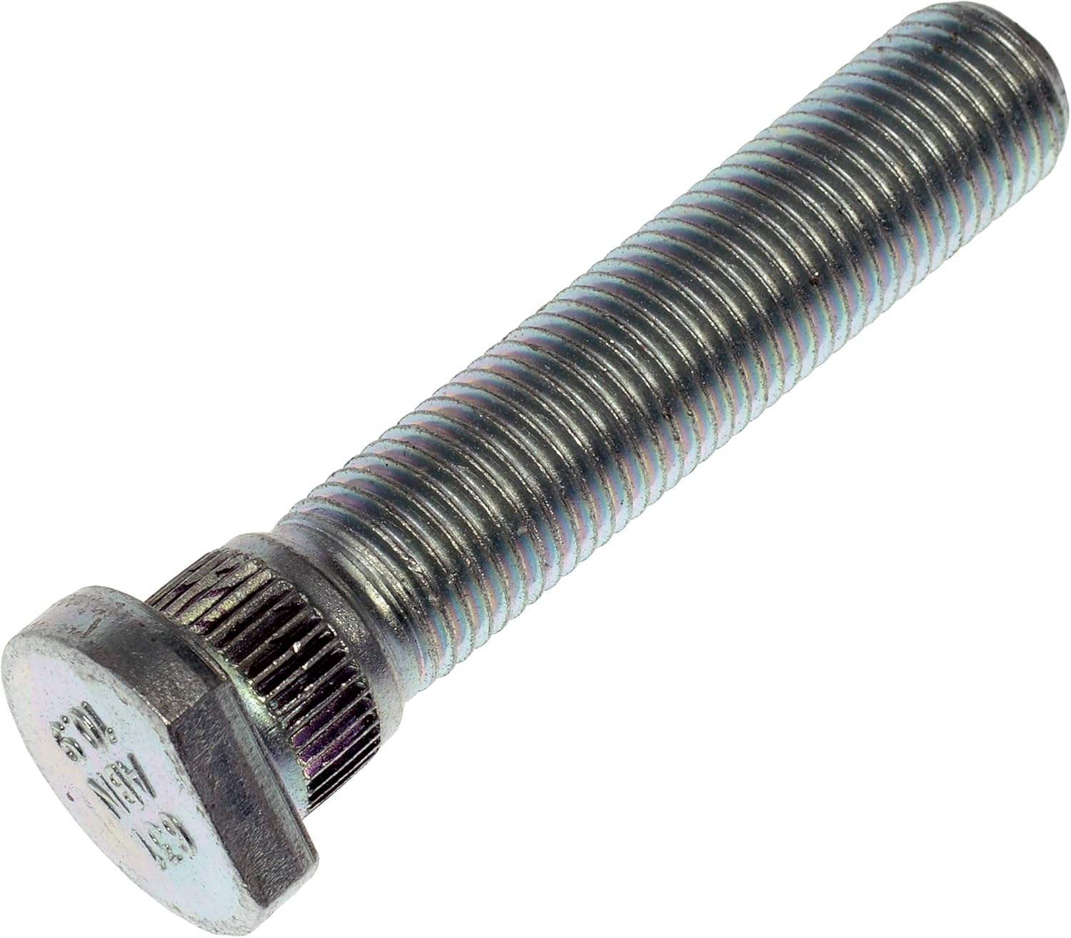 Dorman 610-631 M14-1.50 Serrated Wheel Stud - 15.90 mm Knurl, 77.21 mm Length Compatible with Select Ford Models, 10 Pack (Made in USA)