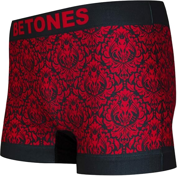 Amazon Betones ビトーンズ メンズ ボクサーパンツ Slash4 ローライズ アンダーウェア 無地 ブランド 男性 下着 誕生日 プレゼント スラッシュ4レッド フリーサイズ ボクサー 通販