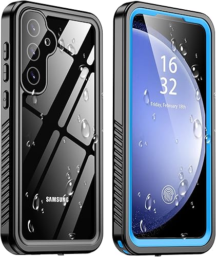 Oterkin Funda impermeable para Samsung Galaxy S23 FE de 6.4 pulgadas, protección de cuerpo completo de 360, a prueba de golpes, antiarañazos, para
