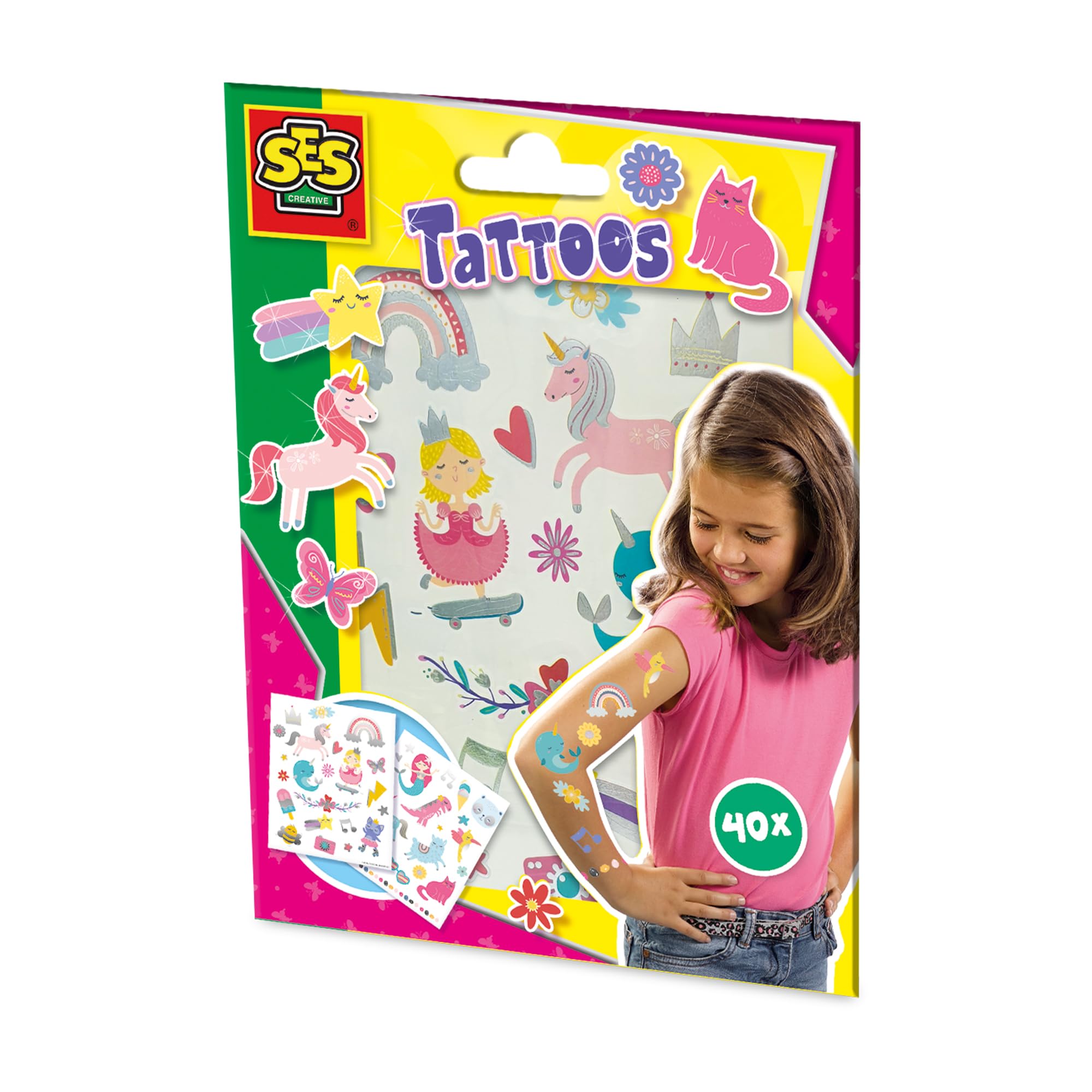 SES Creative 14673 Tattoos for Children - Fairytales
