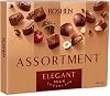Roshen Assortment Chocolate Colletion, Elegant Milk Chocolate 145g, Multi Flavours, Gift Box Cream Fondant Elegant - Milk Chocolate, 1 Pack