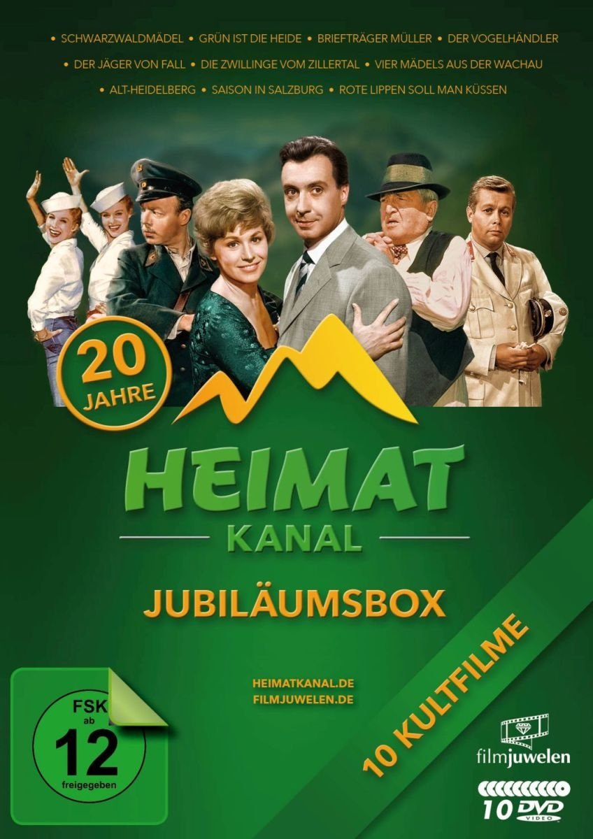 Heimatkanal - Jubiläumsedition [10 DVDs] & Juwelen des Heimatfilms: Sechs unvergessliche Heimatfilmklassiker [6 DVDs]