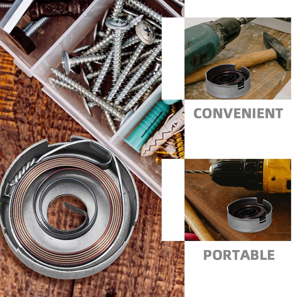 ARTIBETTER Durable Drill Press Quill Feed Return Coil Spring with Precision Design and Wear-Resistant Blackening Finish