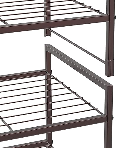 Miniatura 15 de SimpleHouseware - Zapatero apilable de 3 niveles, color bronce.