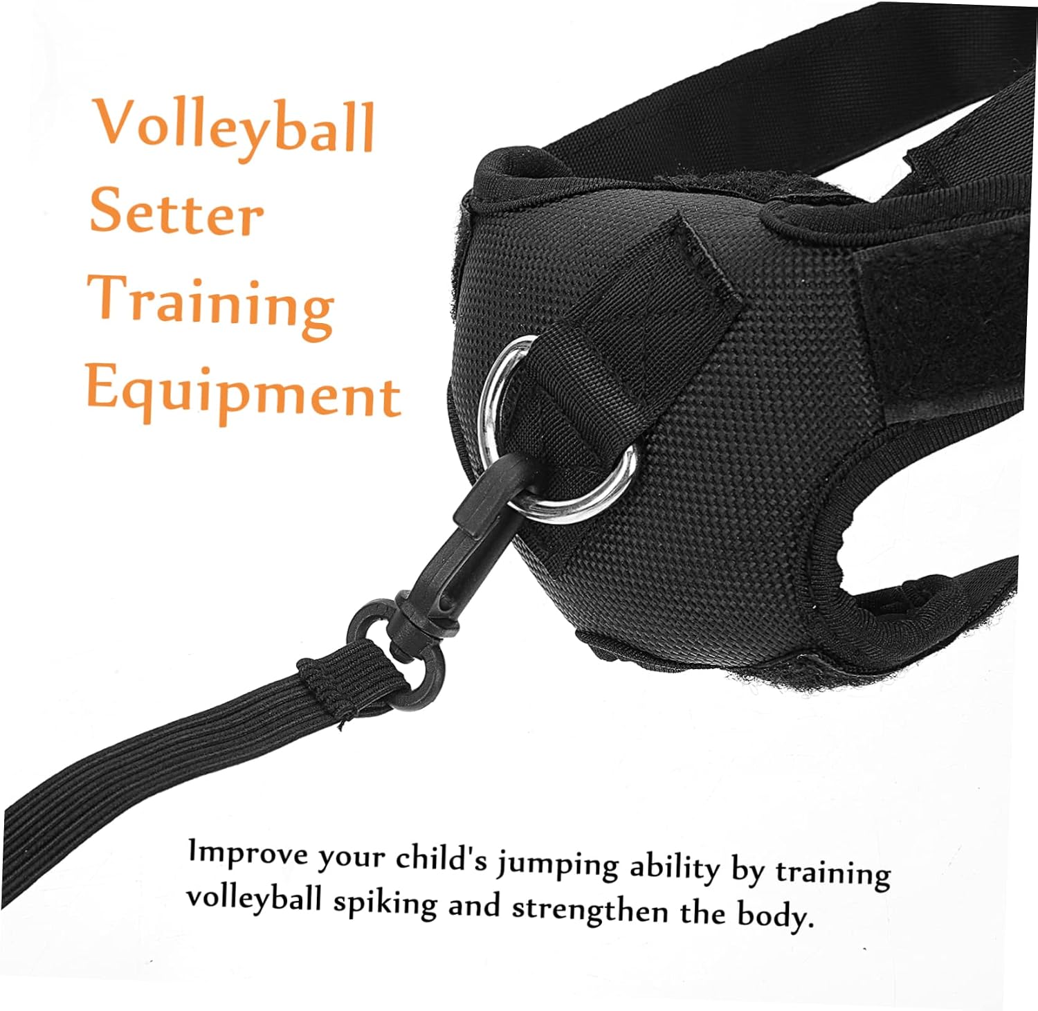 Adjustable Volleyball Spike Trainer Portable Nylon Strap for Girls Vertical Jump Training Equipment for Enhanced Serving and Spiking Practice