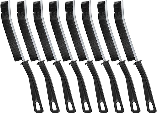 Cepillo de limpieza de huecos, cepillo de limpieza de hendiduras de cerdas duras para uso doméstico, cepillos de limpieza de baño para limpieza