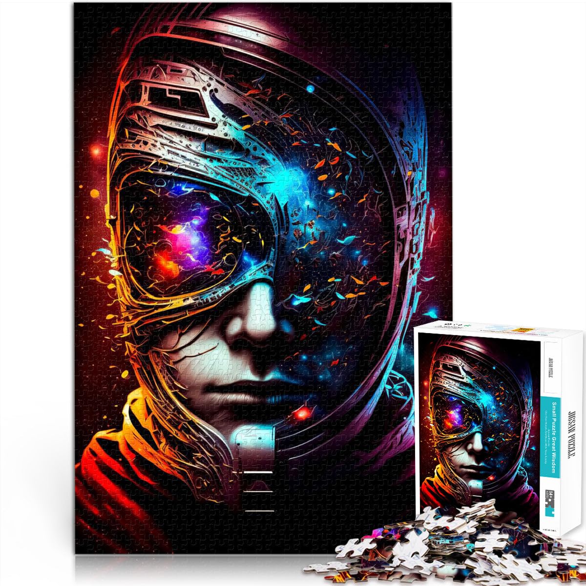 Puzzle 2000 pezzi per adulti, puzzle viso dei mille mondi, gioco educativo per famiglie, miglior regalo, 27,56 "x 39,37"