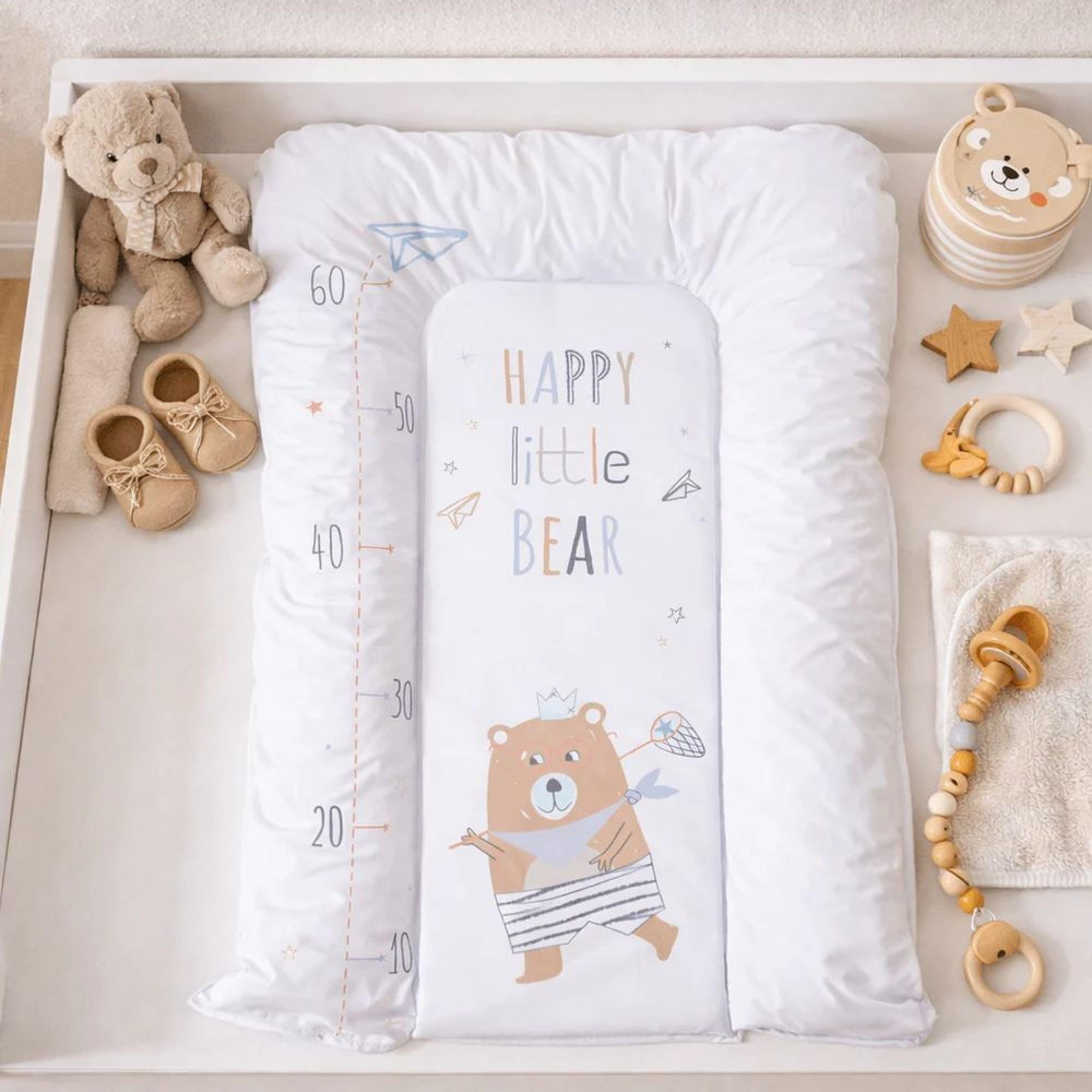 Matelas à langer flocons - Little bear - 50 x 70 cm - Babycalin