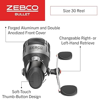 Zebco Bullet 30Aスピンキャストリール ZB30A ゼブコ takeyatsuriguten_sc028